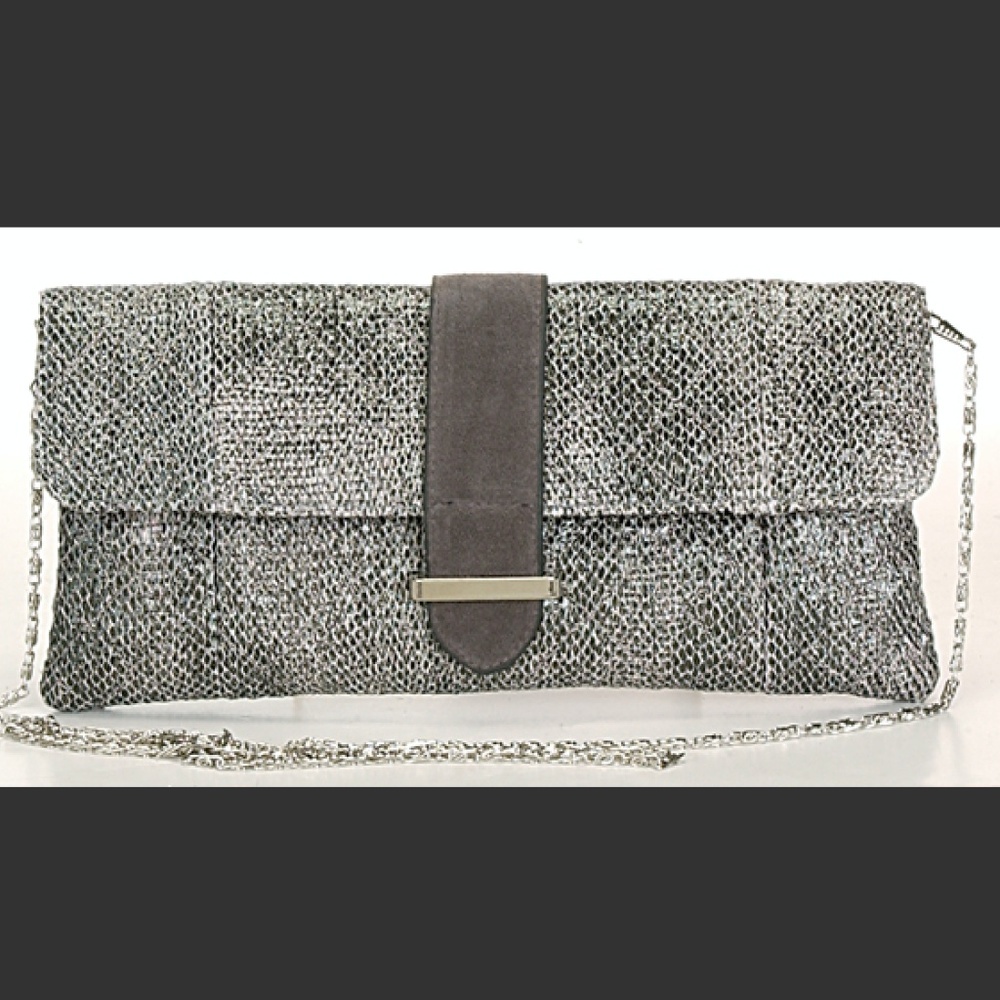 GRAY-CLUTCH